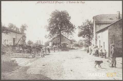 Entrée du village (Avranville)